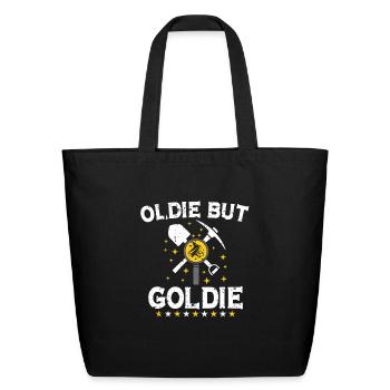 Gold Digging Gold Mining Gold Panning Gold Mine - Eco-Friendly Cotton Tote - black - Front