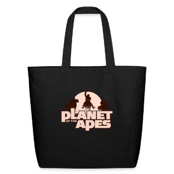 Planet Apes Original - Eco-Friendly Cotton Tote - black - Front