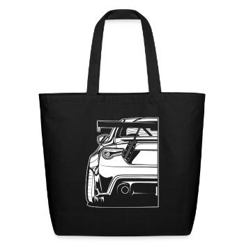 Toyota Gt86 Subaru Brzabcdabcdabcdwhite Print - Eco-Friendly Cotton Tote - black - Front