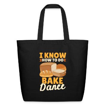 Bread Baking Bread Maker - Eco-Friendly Cotton Tote - black - Front