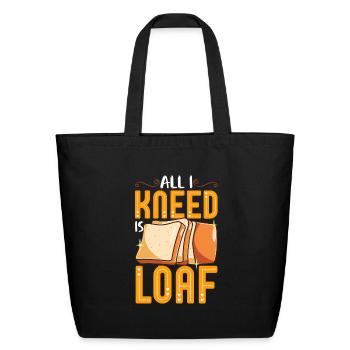 Bread Baking Bread Maker - Eco-Friendly Cotton Tote - black - Front