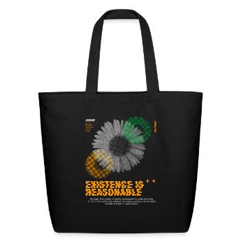 Flower Streetwear - Eco-Friendly Cotton Tote - black - Front