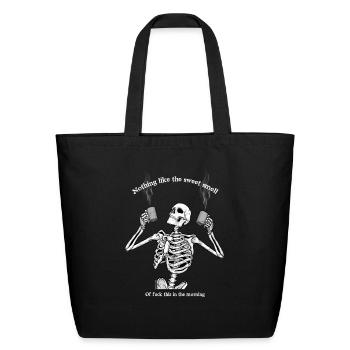 So Bold Yet So Delicious - Eco-Friendly Cotton Tote - black - Front