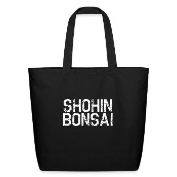 Bonsai - gift - Eco-Friendly Cotton Tote - black - Front