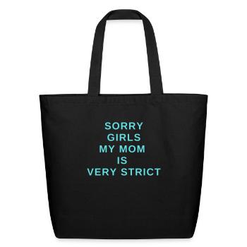 SORRY GIRLS - Eco-Friendly Cotton Tote - black - Front