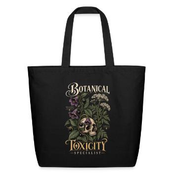 Botanical Toxicity Specialist Poison Plant Bellado - Eco-Friendly Cotton Tote - black - Front