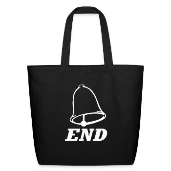Bell End Rude Island - Eco-Friendly Cotton Tote - black - Front