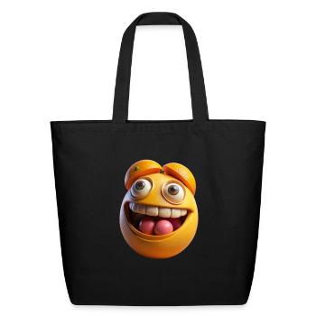 Laugh out Loud with our Hilarious and Quirky Funny - Eco-Friendly Cotton Tote - black - Front