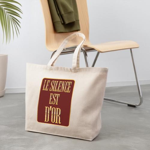 Silence is golden - Eco-Friendly Cotton Tote