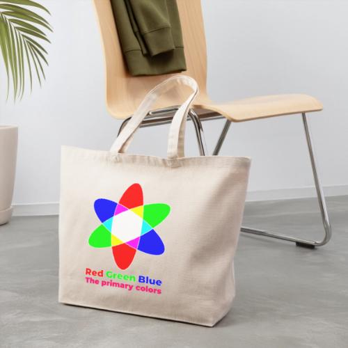 Primary colors: RGB Origins - Eco-Friendly Cotton Tote