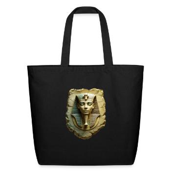 Egyptian King Special Stone - Eco-Friendly Cotton Tote - black - Front