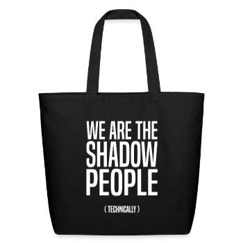 stage technician - Eco-Friendly Cotton Tote - black - Front