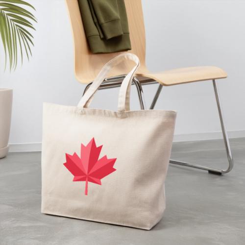 Canadian red maple leaf - Eco-Friendly Cotton Tote