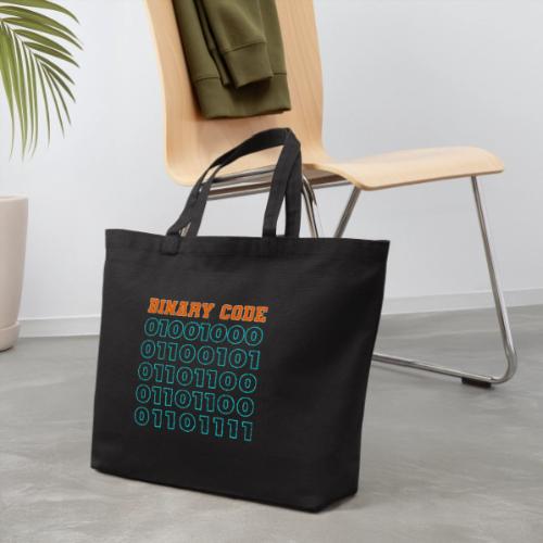 Say Hello in Binary code - Eco-Friendly Cotton Tote