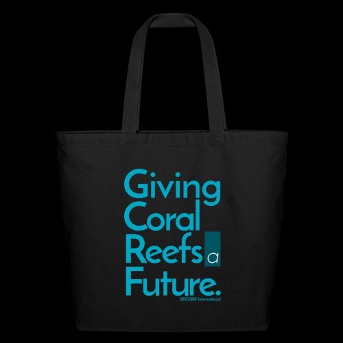 Giving Coral Reefs a Future (blue) - Eco-Friendly Cotton Tote