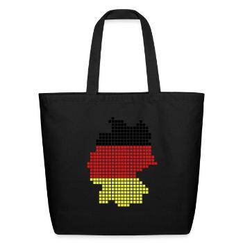 germany - Eco-Friendly Cotton Tote - black - Front