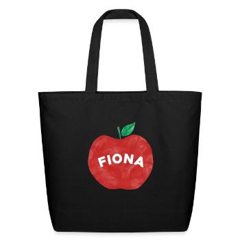 mus fio original - Eco-Friendly Cotton Tote - black - Front
