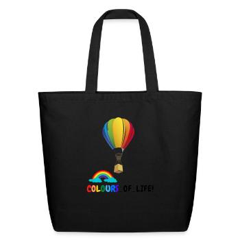 LGBT - Eco-Friendly Cotton Tote - black - Front