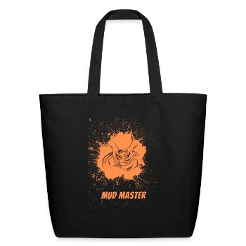 Mud Master - Eco-Friendly Cotton Tote - black - Front