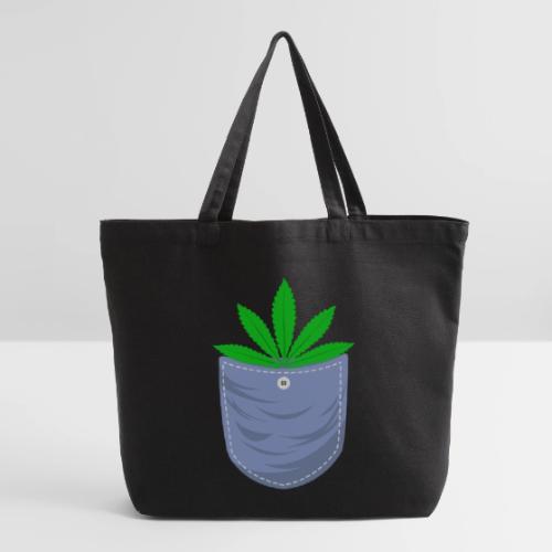Jesting 420 Pocket Of Herb Weed Marijuana Design - Eco-Friendly Cotton Tote