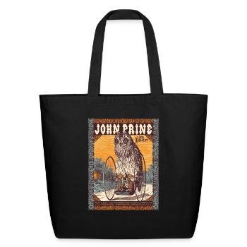 John Prine - Eco-Friendly Cotton Tote - black - Front