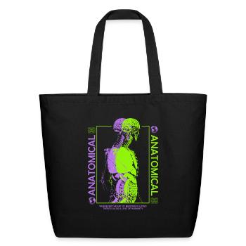 Anatomical Streetwear - Eco-Friendly Cotton Tote - black - Front