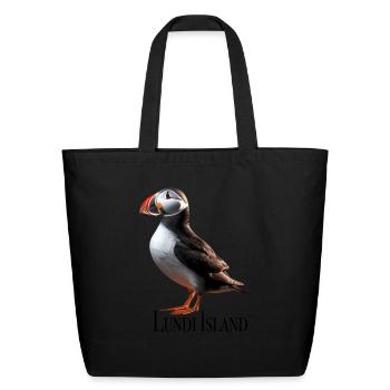 Lundi Island - Eco-Friendly Cotton Tote - black - Front