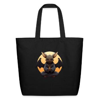 Yogi the bat - Eco-Friendly Cotton Tote - black - Front