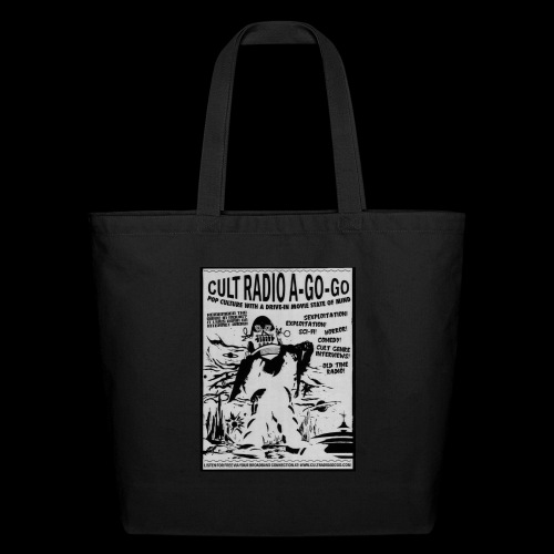 CRAGG Robbie the Robot Inverted Color - Eco-Friendly Cotton Tote