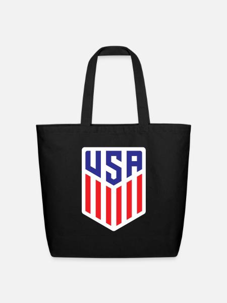Usa - Eco-Friendly Cotton Tote - black
