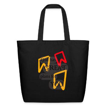 Dear John - Eco-Friendly Cotton Tote - black - Front