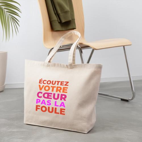 Heart first - Eco-Friendly Cotton Tote