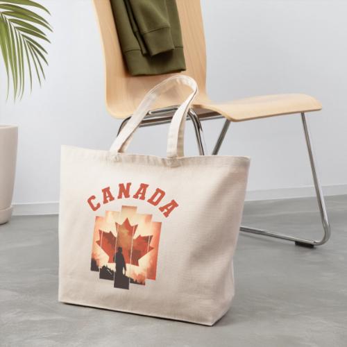 Proud Canadian Shadow - Eco-Friendly Cotton Tote