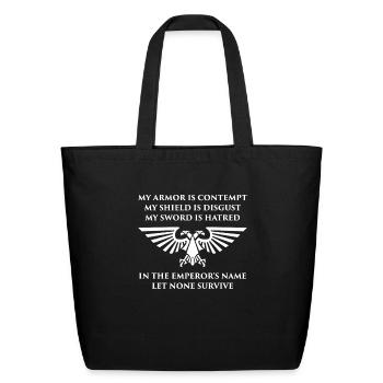 DSM17 042 emperor 01 - Eco-Friendly Cotton Tote - black - Front