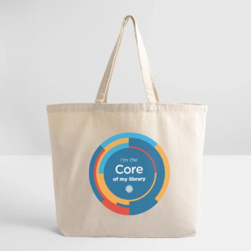 I'm the Core of My Library - Eco-Friendly Cotton Tote