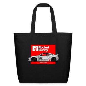 rocket bunny gt86 - Eco-Friendly Cotton Tote - black - Front