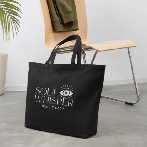 Soul Whisper - White Design - Eco-Friendly Cotton Tote