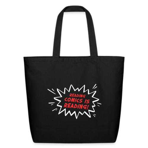 Reading Comics is Reading Emphatic - Eco-Friendly Cotton Tote