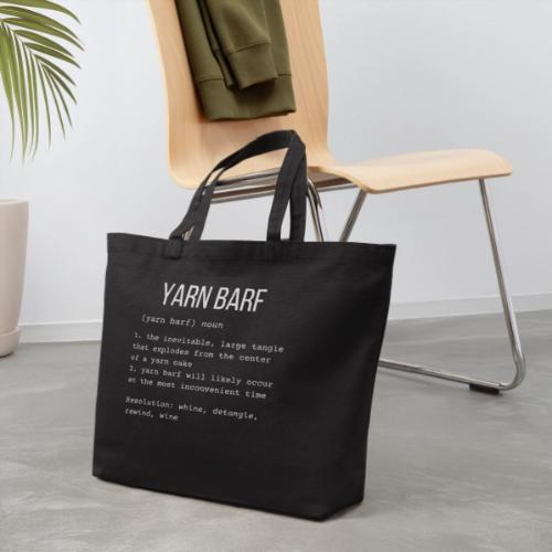 Yarn Barf (Wine)| Definition Collection - Eco-Friendly Cotton Tote