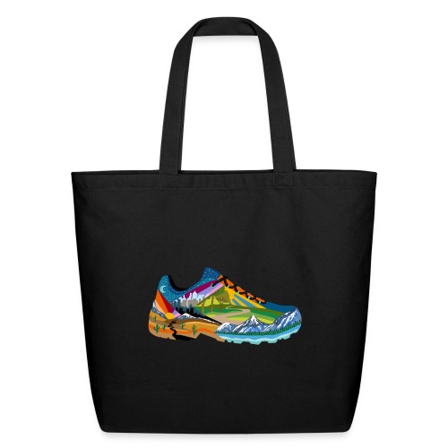 American Hiking x Abstract Hikes Apparel - Eco-Friendly Cotton Tote