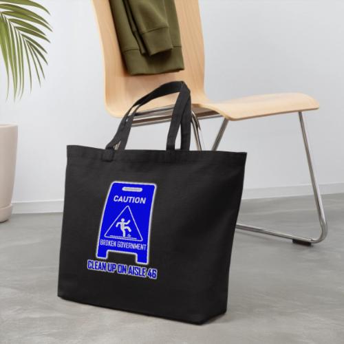 Broken Government 46 Blue - Eco-Friendly Cotton Tote