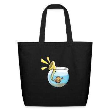 way musical original - Eco-Friendly Cotton Tote - black - Front
