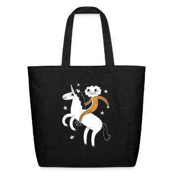 Rainbow Boy - Eco-Friendly Cotton Tote - black - Front