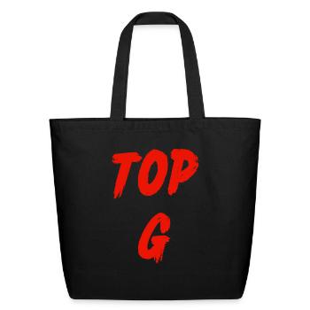Top G - Eco-Friendly Cotton Tote - black - Front