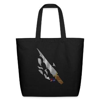 Glass Blade - Eco-Friendly Cotton Tote - black - Front