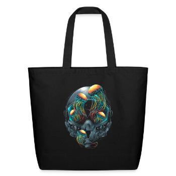 Dream Pilot - Eco-Friendly Cotton Tote - black - Front