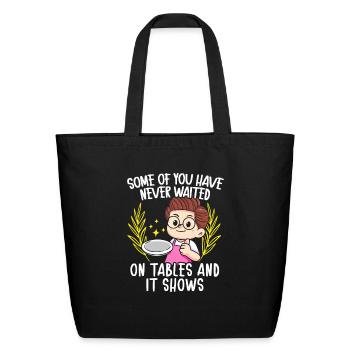 Waiter Waitress Bartender Mixologist Bartending 21 - Eco-Friendly Cotton Tote - black - Front