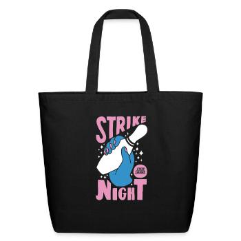 Strike Night Sweet - Eco-Friendly Cotton Tote - black - Front