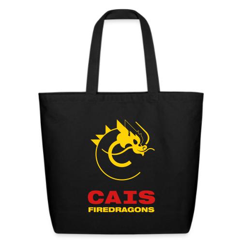 CAIS Firedragons (on Black) - Eco-Friendly Cotton Tote