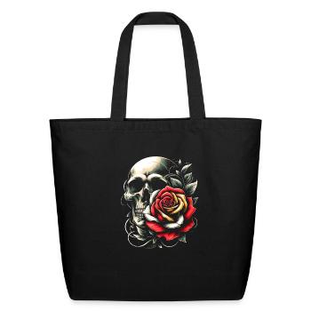 Beauty in the Macabre - Eco-Friendly Cotton Tote - black - Front